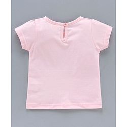Babyhug Half Sleeves Solid Color Tee Pack of 3 - Pink