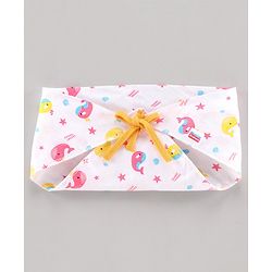 Babyhug Muslin Cloth Nappy Set of 12 Medium - Multicolor Printed