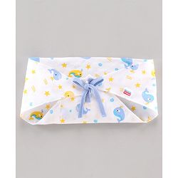 Babyhug Muslin Cloth Nappy Set of 12 Medium - Multicolor Printed