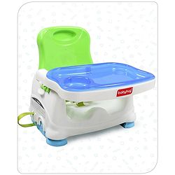 Babyhug 2 in 1 Feeding Chair & Booster Seat - Blue