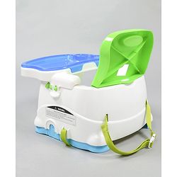 Babyhug 2 in 1 Feeding Chair & Booster Seat - Blue