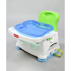 Babyhug 2 in 1 Feeding Chair & Booster Seat - Blue