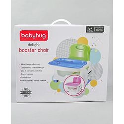Babyhug 2 in 1 Feeding Chair & Booster Seat - Blue