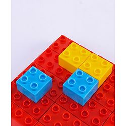 Babyhug Premium 72 Pcs Big Size Colorful Blocks| Toys Building and Construction Interlocking Jumbo Blocks with Big Building Storage Deluxe Bag | Educational and Learning Toy for Children| BIS Certified| Non-Toxic