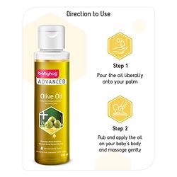 Babyhug Advanced Cold Pressed Extra Virgin Olive Oil - 100 ml