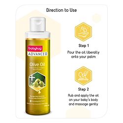 Babyhug Advanced Cold Pressed Extra Virgin Olive Oil - 100 ml