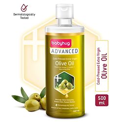 Babyhug Advanced Cold Pressed Extra Virgin Olive Oil- 500 ml