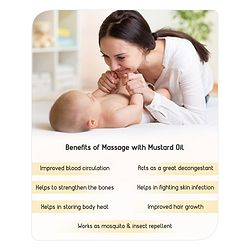 Babyhug Advanced Cold Pressed Virgin Mustard Oil - 100 ml