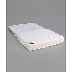 Babyhug Foldable 1 Plus 1 Mattress - Off White