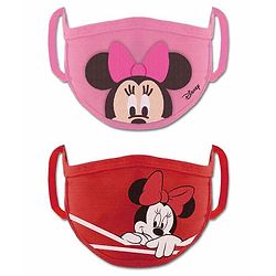 Babyhug 4 to 6 Years Washable & Reusable Knit Face Mask Minnie Mouse - Pack of 2
