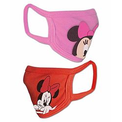 Babyhug 4 to 6 Years Washable & Reusable Knit Face Mask Minnie Mouse - Pack of 2