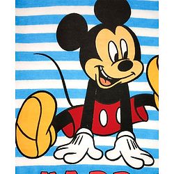 Babyhug Half Sleeves Tee Mickey Mouse Print - Blue
