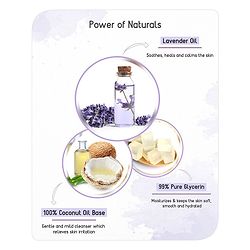 Babyhug Soothing Lavender Glycerin Bathing Bar - 75 g