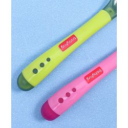 Babyhug Heat Sensitive Spoons Pack of 2 - Green Pink