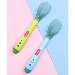 Babyhug Heat Sensitive Spoons Pack of 2 - Green Pink