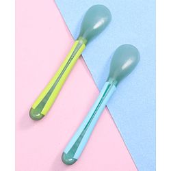 Babyhug Heat Sensitive Spoons Pack of 2 - Green Pink