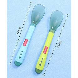Babyhug Heat Sensitive Spoons Pack of 2 - Green Pink