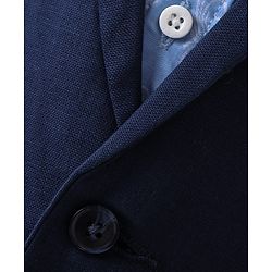 Babyhug Full Sleeves 3 Piece Party Suit - Navy Blue