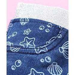 Babyhug Denim Jeggings  - Blue