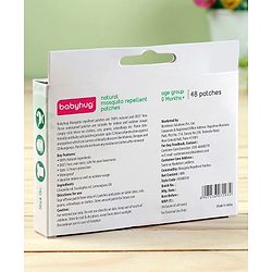 Babyhug Waterproof Natural Mosquito Repellent Patches - 48 Pieces