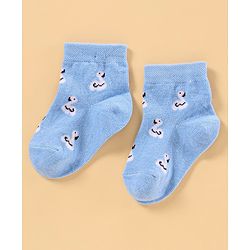 Cute Walk by Babyhug Anti Bacterial Ankle Length Socks Pack of 3 - Pink Blue White