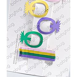 Babyhug Hair Pins And Clips Multicolor - Pack of 12