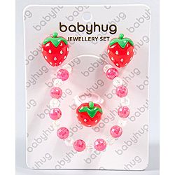 Babyhug Beaded Jewellery Set - Pink