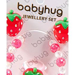 Babyhug Beaded Jewellery Set - Pink