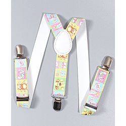 Babyhug Suspenders Animal Print - Multicolour