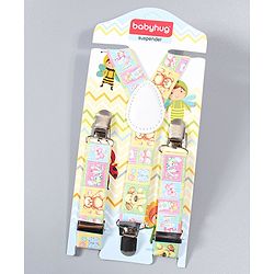 Babyhug Suspenders Animal Print - Multicolour