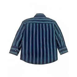 Babyhug Full Sleeves Shirt Striped - Navy