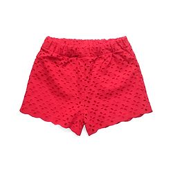 Babyhug Sleeveless Top & Shorts Bow Appliques - Navy Blue  Red