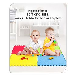 Babyhug EVA foam Floor Puzzle Playmat (Colour May vary)