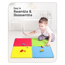 Babyhug EVA foam Floor Puzzle Playmat (Colour May vary)
