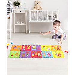 Babyhug Pop Out Playmat Numbers & Shapes Floor Mat (Colour May vary)