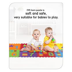 Babyhug Pop Out Playmat Numbers & Shapes Floor Mat (Colour May vary)