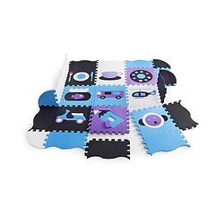 Babyhug Pop Out Floor Puzzle Playmat with Fence (Colour May vary)