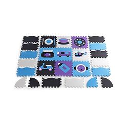 Babyhug Pop Out Floor Puzzle Playmat with Fence (Colour May vary)