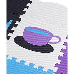 Babyhug Pop Out Floor Puzzle Playmat with Fence (Colour May vary)