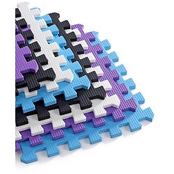 Babyhug Pop Out Floor Puzzle Playmat with Fence (Colour May vary)