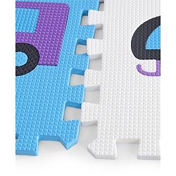 Babyhug Pop Out Floor Puzzle Playmat with Fence (Colour May vary)