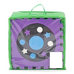 Babyhug Pop Out Floor Puzzle Playmat with Fence (Colour May vary)