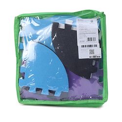 Babyhug Pop Out Floor Puzzle Playmat with Fence (Colour May vary)