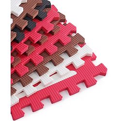 Babyhug Pop Out Floor Puzzle Playmat with Fence (Colour May vary)