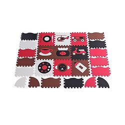 Babyhug Pop Out Floor Puzzle Playmat with Fence (Colour May vary)