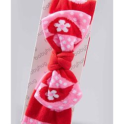 Babyhug Headbands with Bow Motif - Red