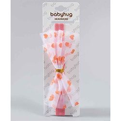 Babyhug Headbands with Bow Motif - Orange
