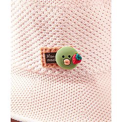 Babyhug Knitted Summer Cap Pink - Circumference 27 cm