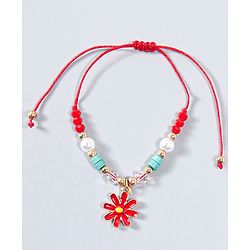 Babyhug Flower Bracelet - Red