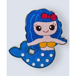 Babyhug Mermaid Earrings- Blue